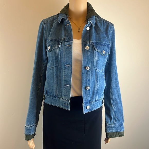 Veronica Beard Shani Waterfall DenimTwill Combo Jacket XS - Picture 7 of 11